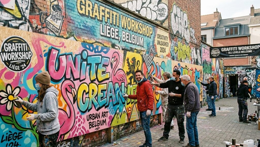 Workshops graffiti Belgie